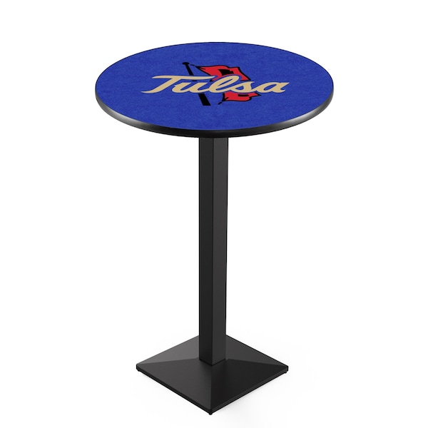 42" Blk Wrinkle Tulsa Pub Table